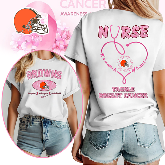 CLE Nurse Tackle Breast Cancer 3D Shirt DDT CTND