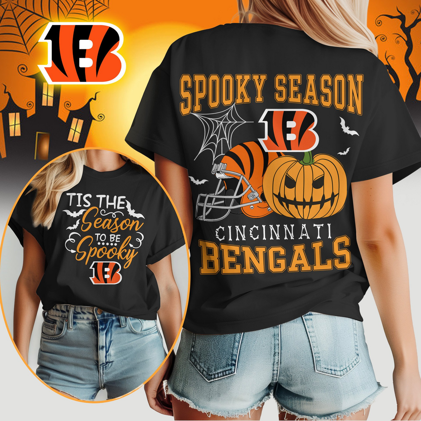 CIN Premium Spooky Season Women 3D Shirt DDT CTND