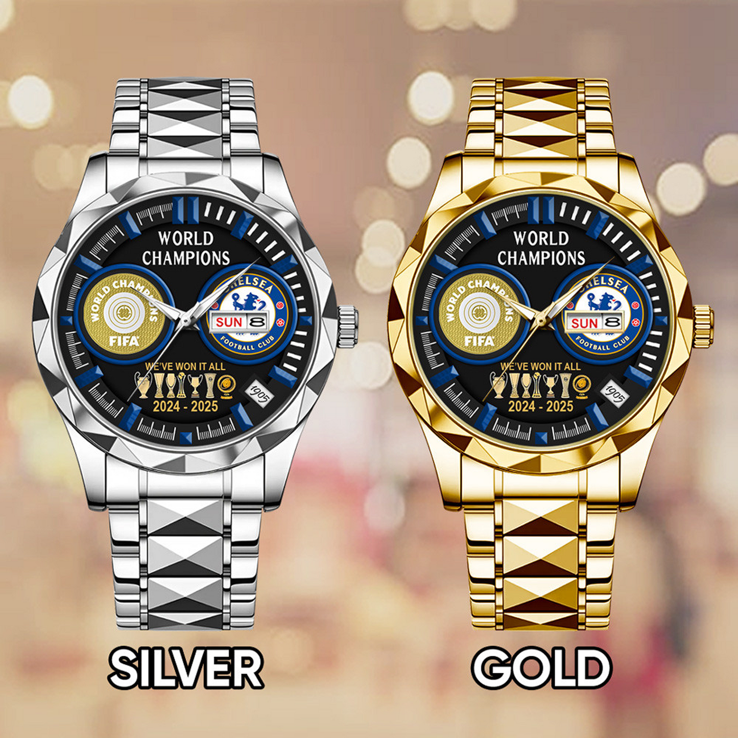 CHE F.C. Champions 2025 Alloy Luxury Quartz Watch V2 DatND DVT