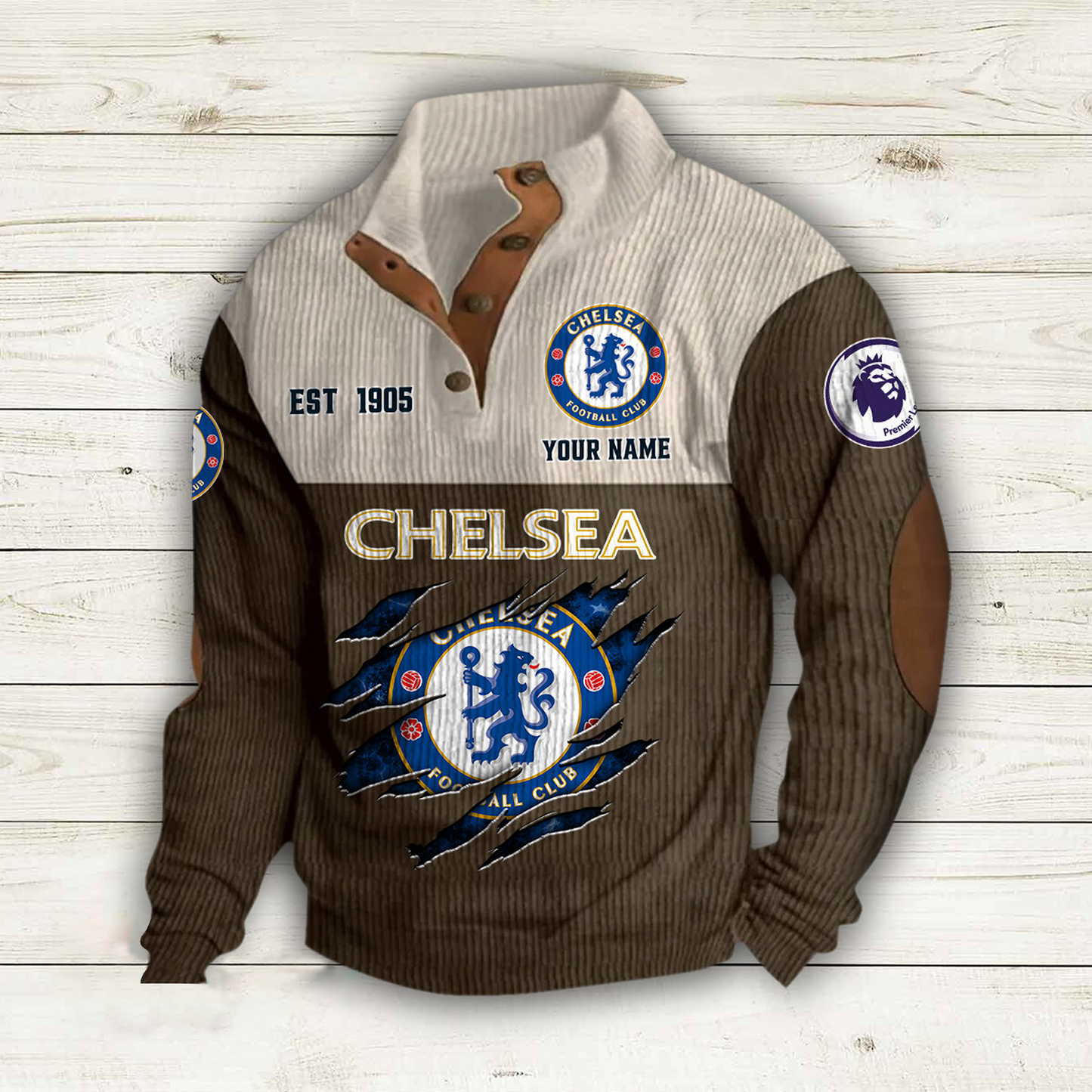 CHE x EPL Double Breasted Stand Collar Hoodies DATND TANTD