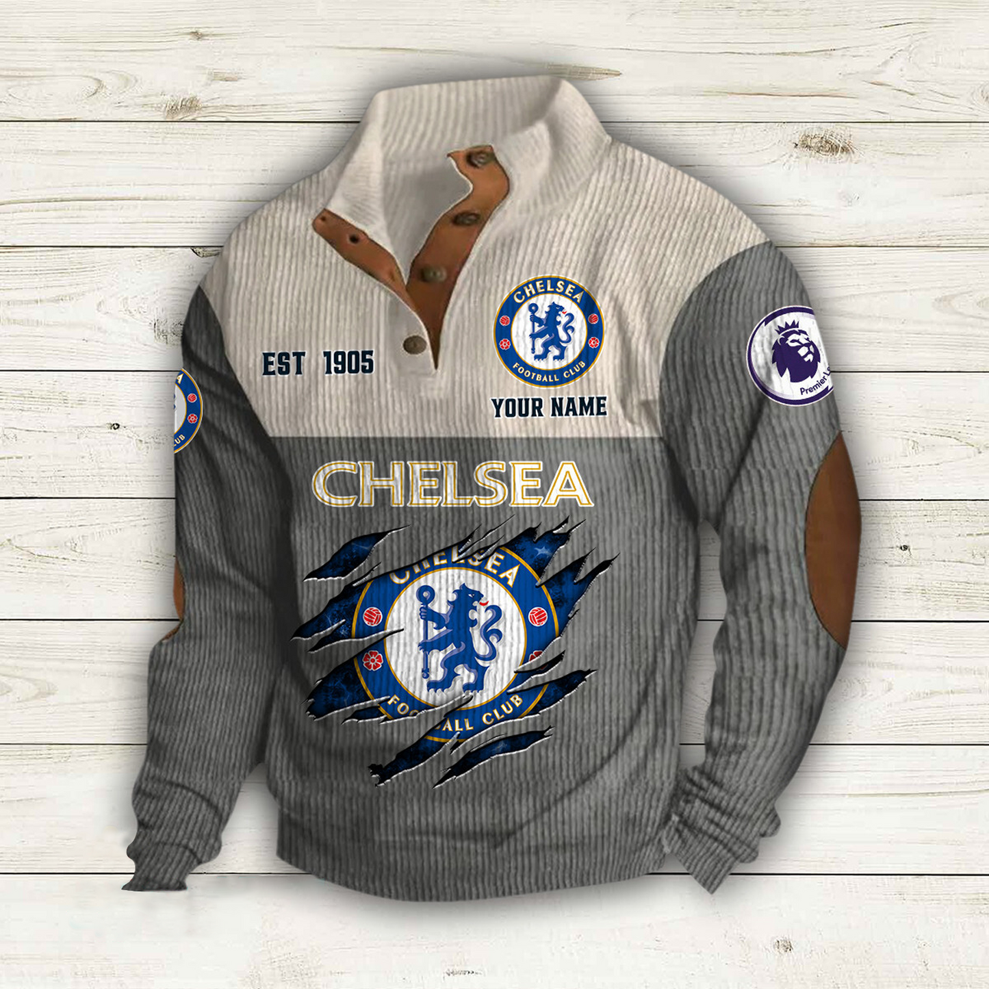 CHE x EPL Double Breasted Stand Collar Hoodies DATND TANTD