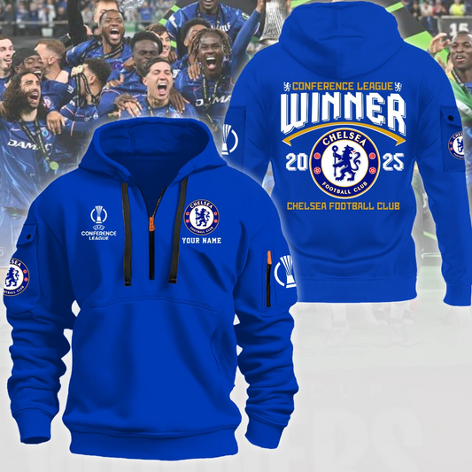 CHE UEFA Conference Champions 2025 V2 Zipper Hoodie DDT 310525 CTND