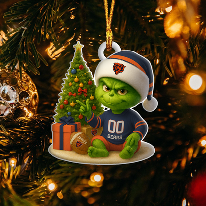 CHI NFL x Grinch Premium Ornament DDT NTL