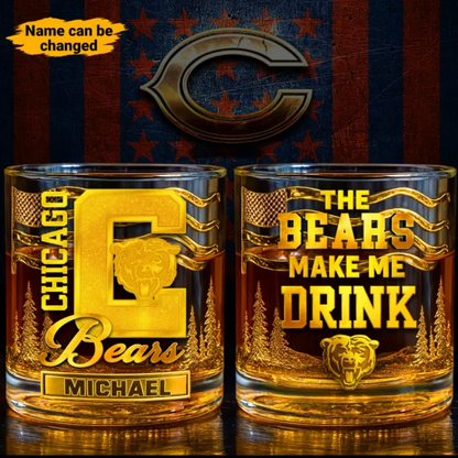 CHI Premium NFL Golden Whiskey Fan Glass DDT HLPhuong