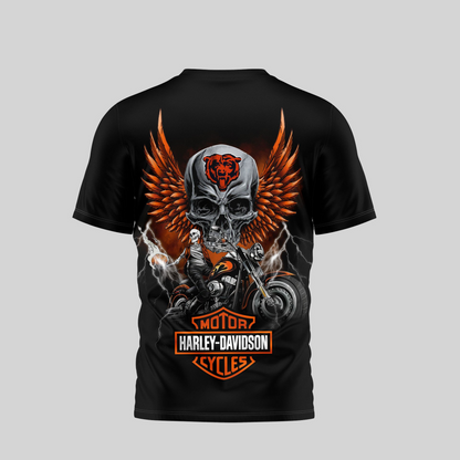 CHI Premium NFL Motorcycle 3D Shirt DDT CTND