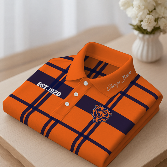 CHI Premium NFL Polo Shirt DatND DVT