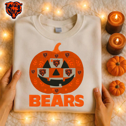 CHI Premium NFL Pumpkin Shirt DDT CTND