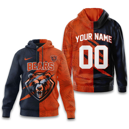 CHI Premium NFL Split Color Hoodie DDT HLPHUONG