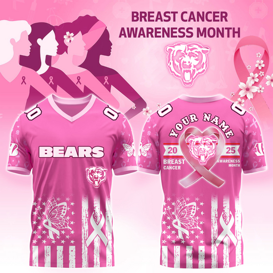 CHI x Breast Cancer Awareness Month 2025 V-neck Short Sleeve Jersey DatND DVT