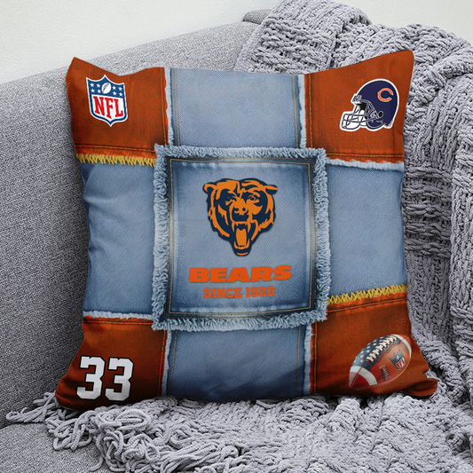 CHI x NFL  Football Pillow Special Style DATND TANTD