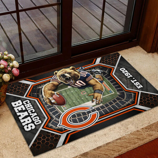 CHI x NFL Custom Doormat DATND TANTD