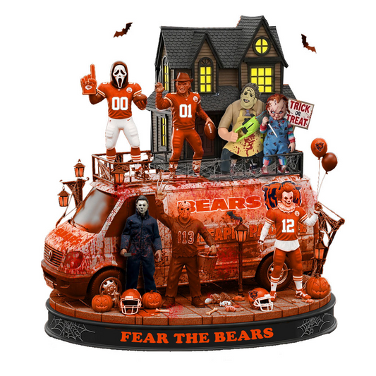 CHI x NFL Halloween Acrylic Plaque DATND TANTD