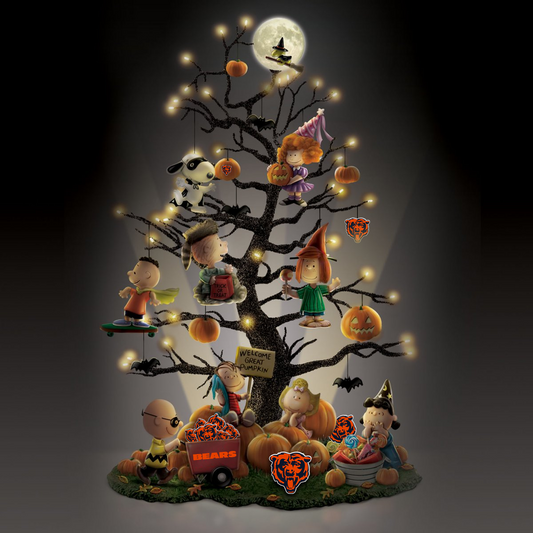 CHI x NFL Happy Halloween - Peanuts Table Tree DATND TANTD