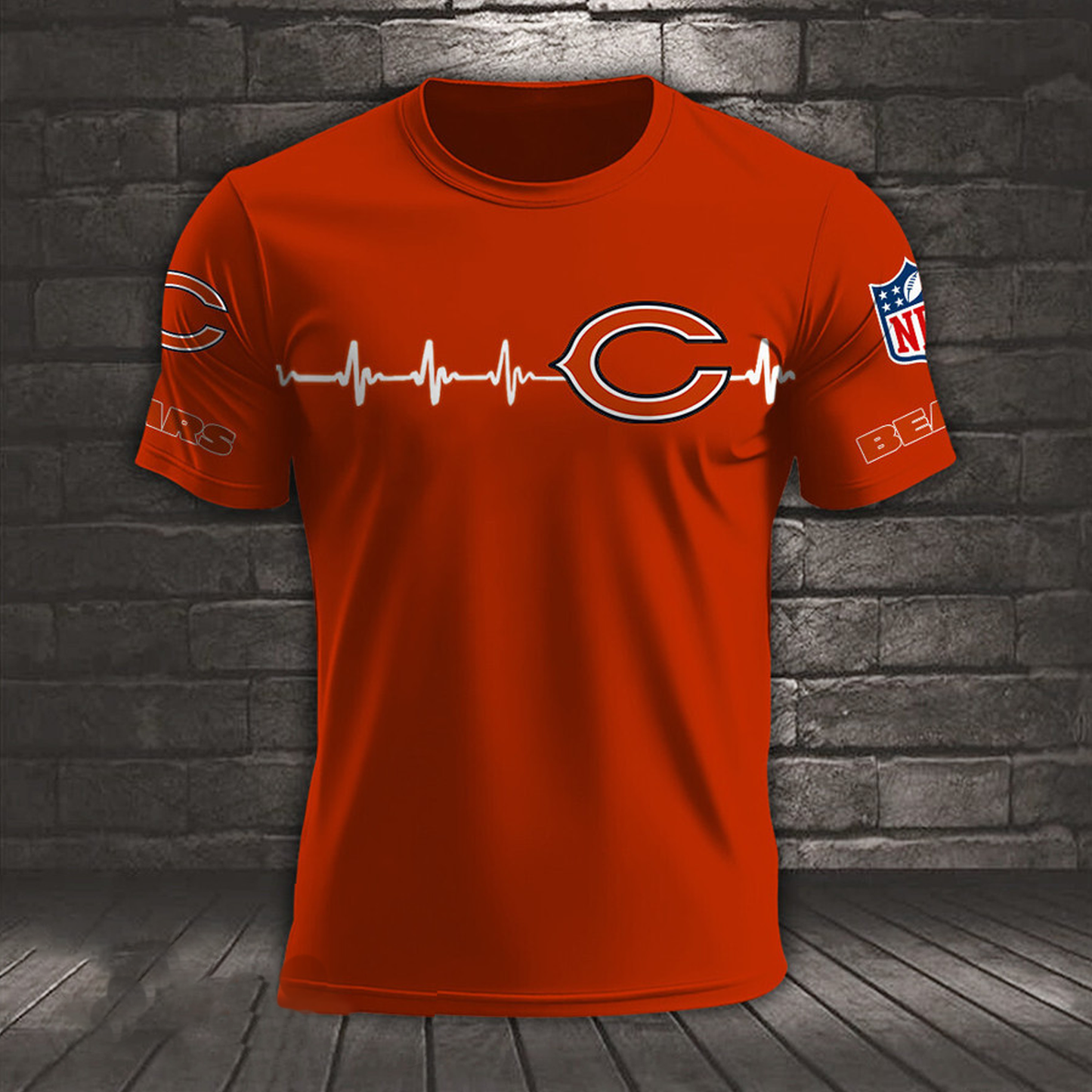 CHI x NFL Heart Rate Map Special 3D Shirt DatND ThuongNH