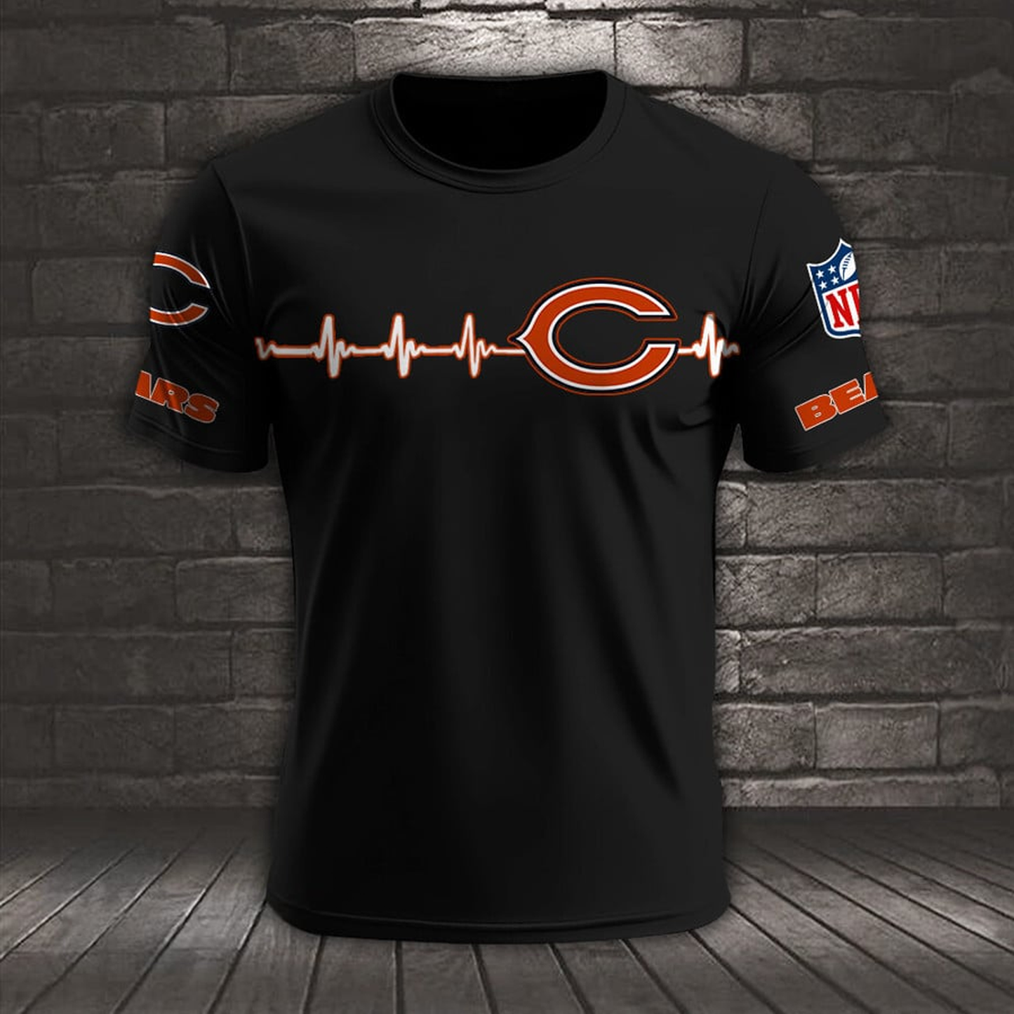 CHI x NFL Heart Rate Map Special 3D Shirt DatND ThuongNH