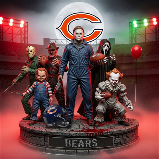 CHI x NFL Personalized Acrylic Block Plaque Halloween