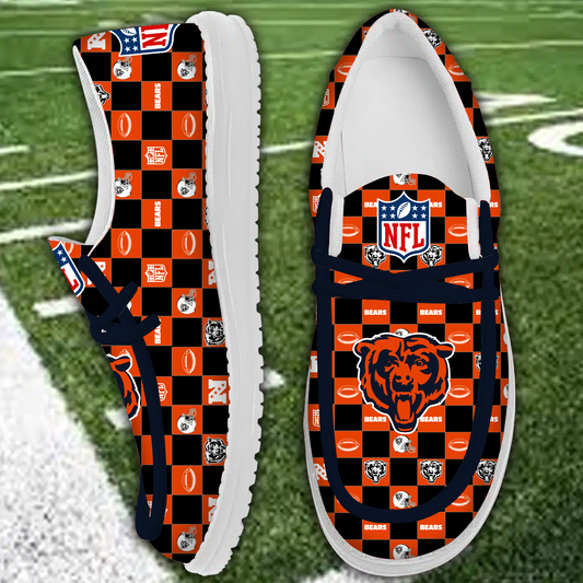 CHI x NFL Personalized Low Top Shoes DATND TANTD