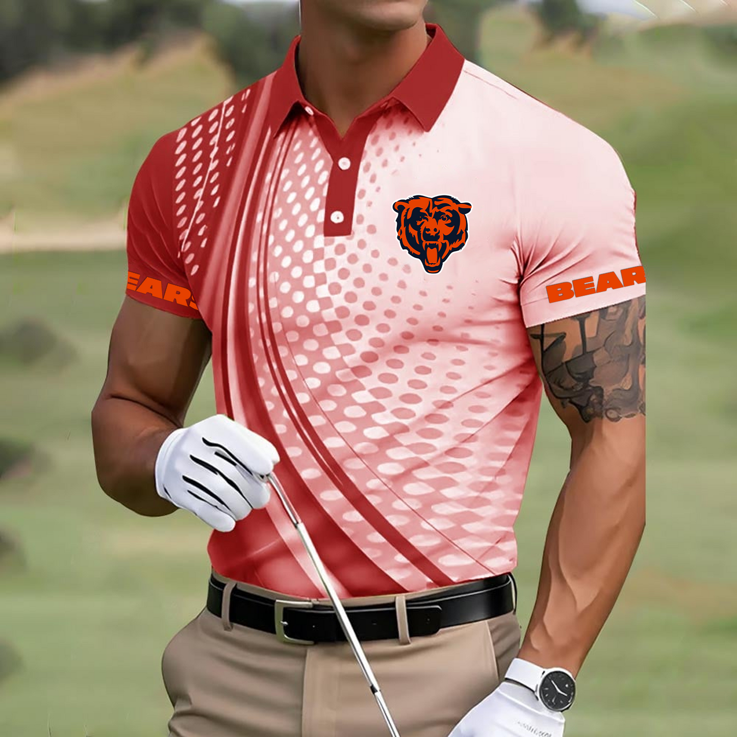 CHI x NFL Polo Shirt DATND TANTD