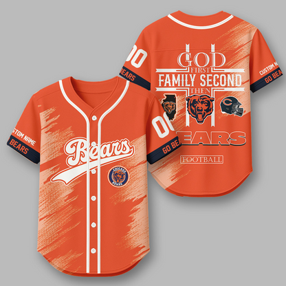 CHI x NFL Premium NFL Baseball Jersey DATND TANTD
