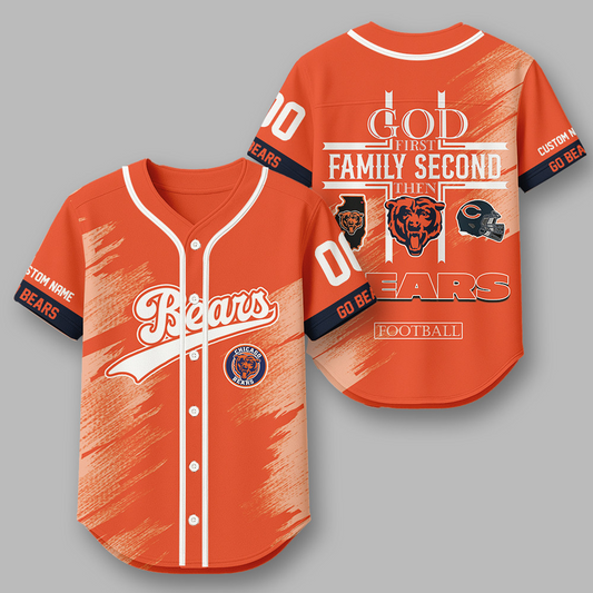 CHI x NFL Premium NFL Baseball Jersey DATND TANTD