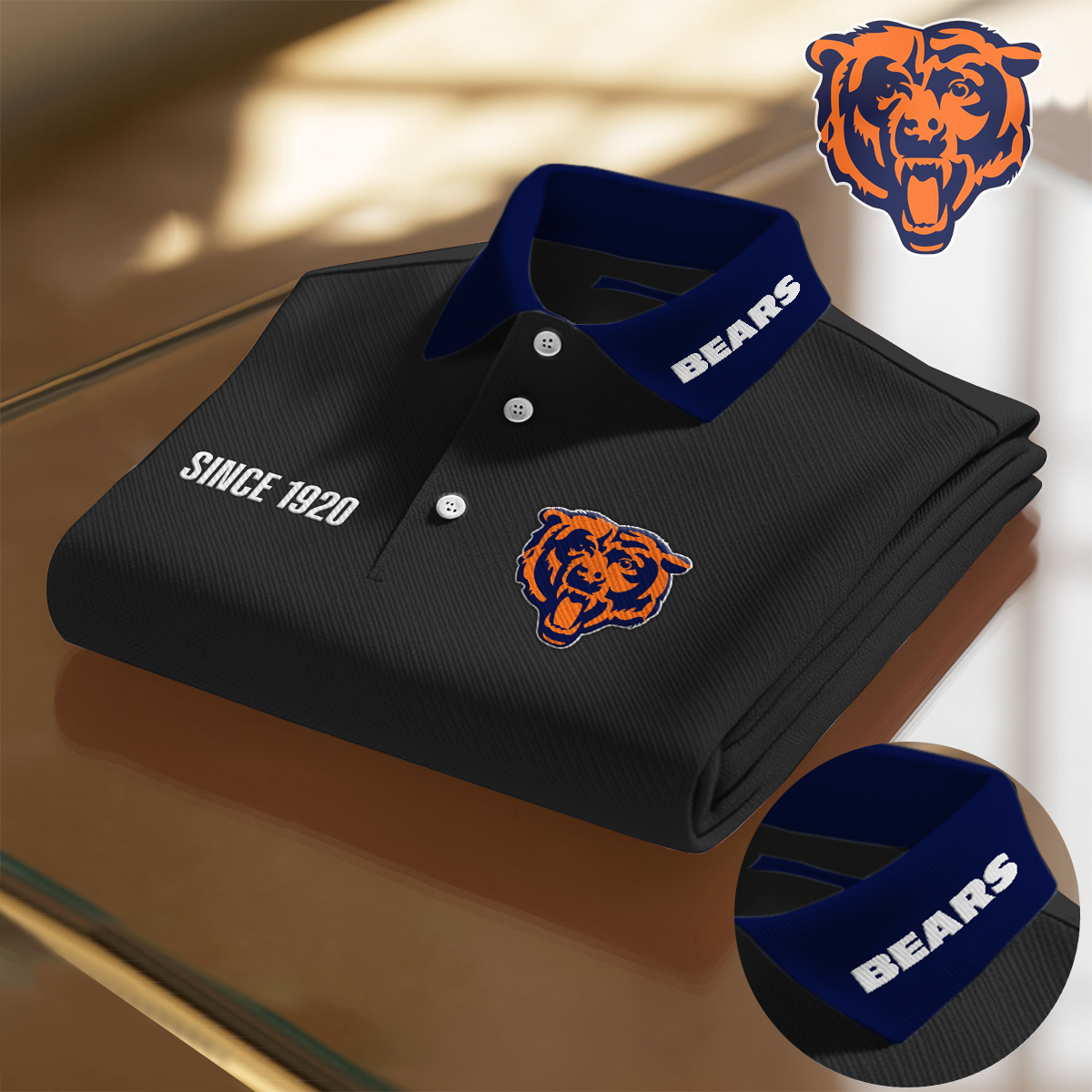 CHI x NFL Premium Polo Shirt  DatND DVT