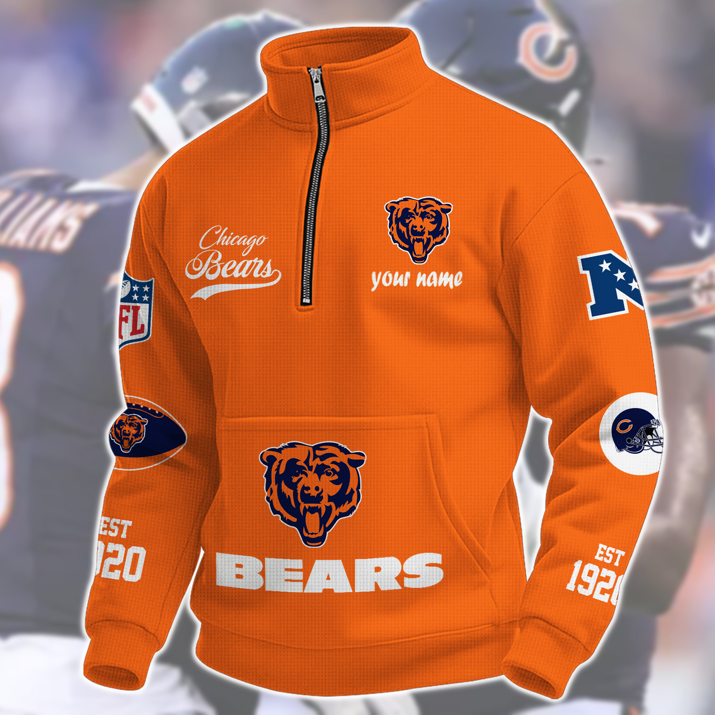 CHI x NFL Quarter-Zip Sweatshirt DatND DVT