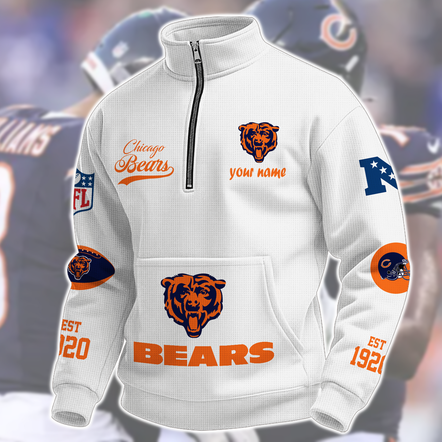 CHI x NFL Quarter-Zip Sweatshirt DatND DVT