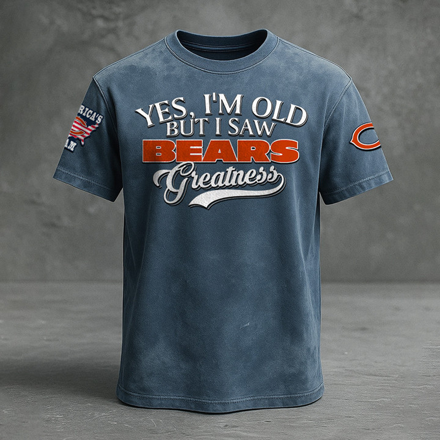 CHI X NFL Retro Style Shirt V1 NAK NHT