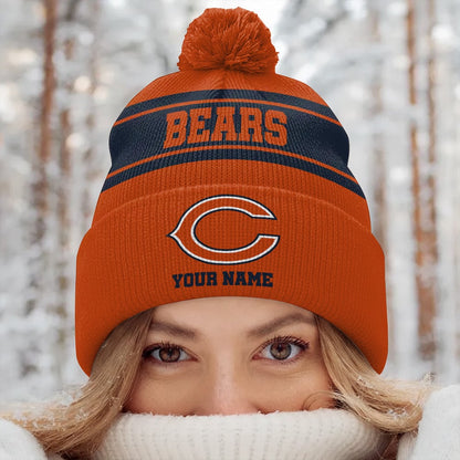 CHI x NFL Woolen Beanie Hat Aldult And Kid DatND DVT