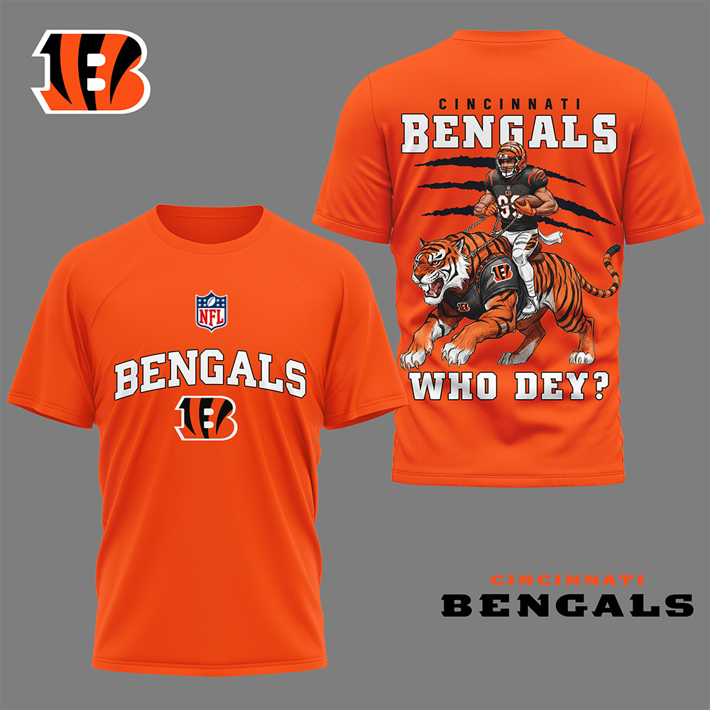 CIN  Premium NFL Nation Gear 3D Shirt DDT HLPHUONG