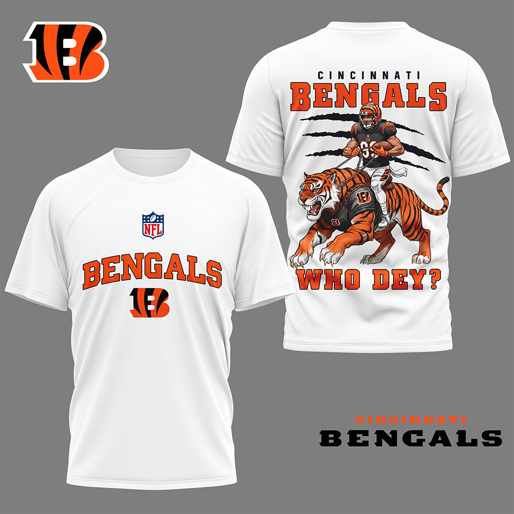 CIN  Premium NFL Nation Gear 3D Shirt DDT HLPHUONG