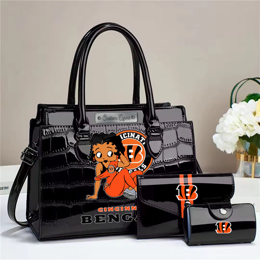 CIN Embossed three-piece handbag set DatND DVT