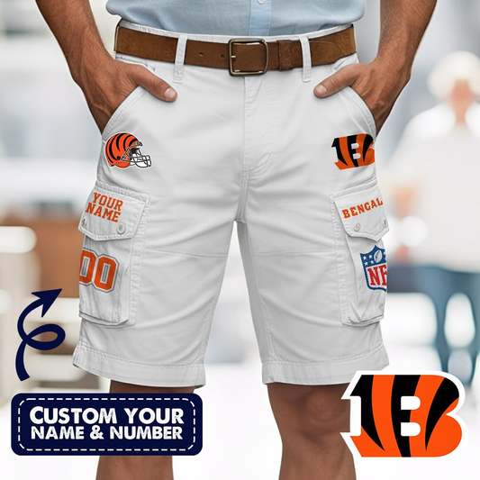 CIN Premium NFL Custom Short With Square Pocket DDT CTND