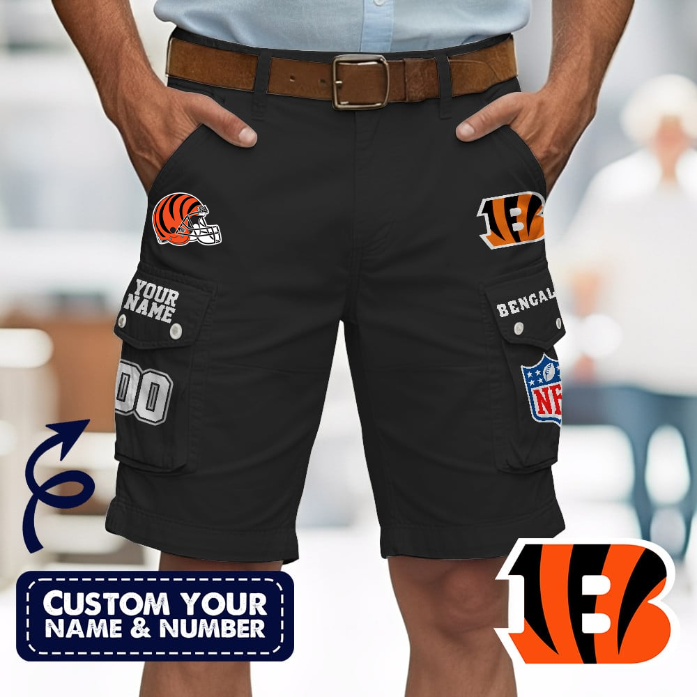 CIN Premium NFL Custom Short With Square Pocket DDT CTND