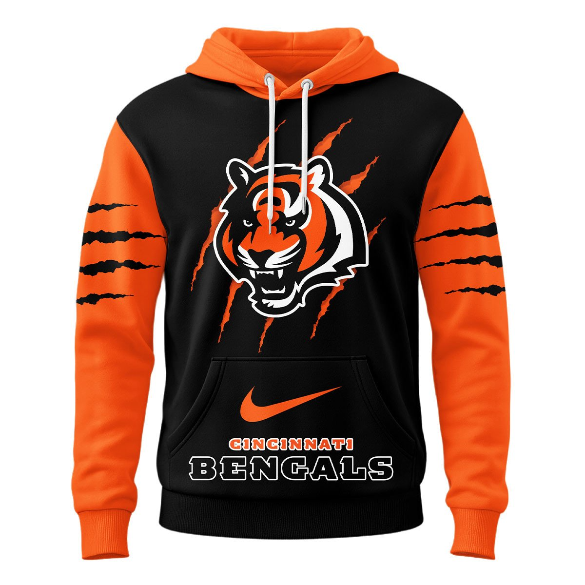 CIN Premium NFL Fan Pride Claw Hoodie DDT CTND