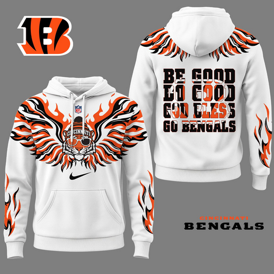 CIN Premium NFL Fire Wings 3D Hoodie DDT CTND