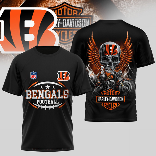 CIN Premium NFL Motorcycle 3D Shirt DDT CTND