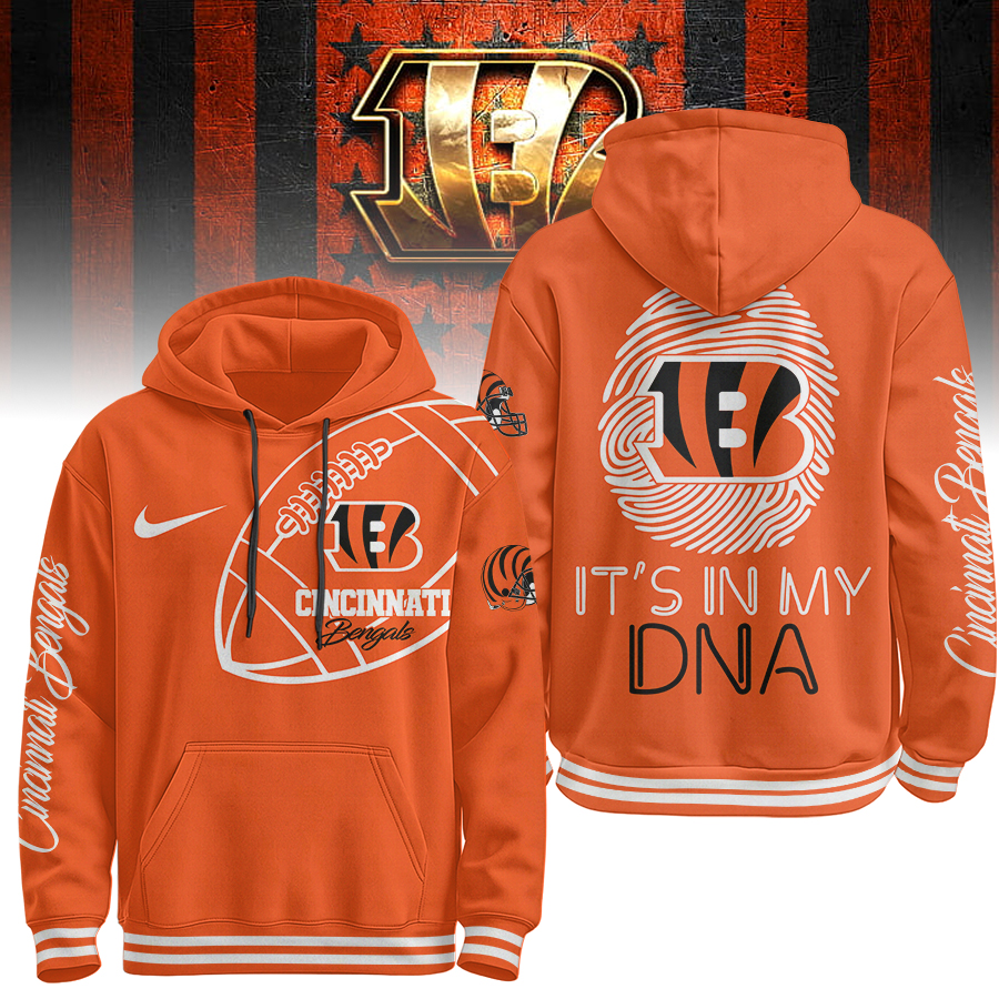 CIN Premium NFL Its My DNA Hoodie DDT NTL