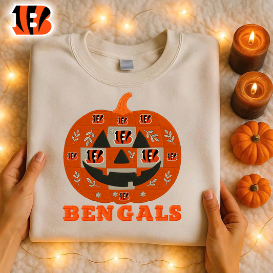 CIN Premium NFL Pumpkin Shirt DDT CTND