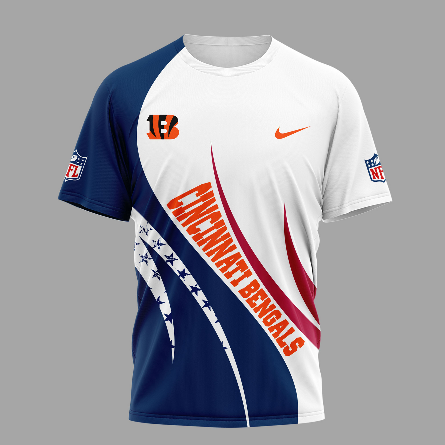 CIN Premium NFL Raised By Immigrants 3D Shirt DDT NTL