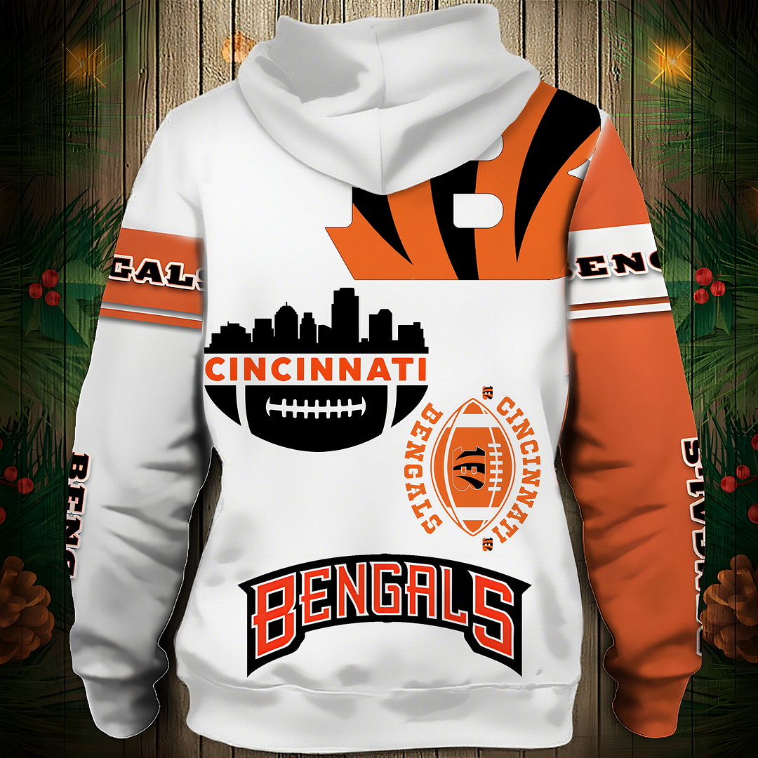 CIN Premium NFL V3 3D Graphic Hoodie DDT NTL