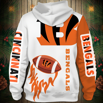 CIN Premium NFL V3 3D Graphic Hoodie DDT NTL