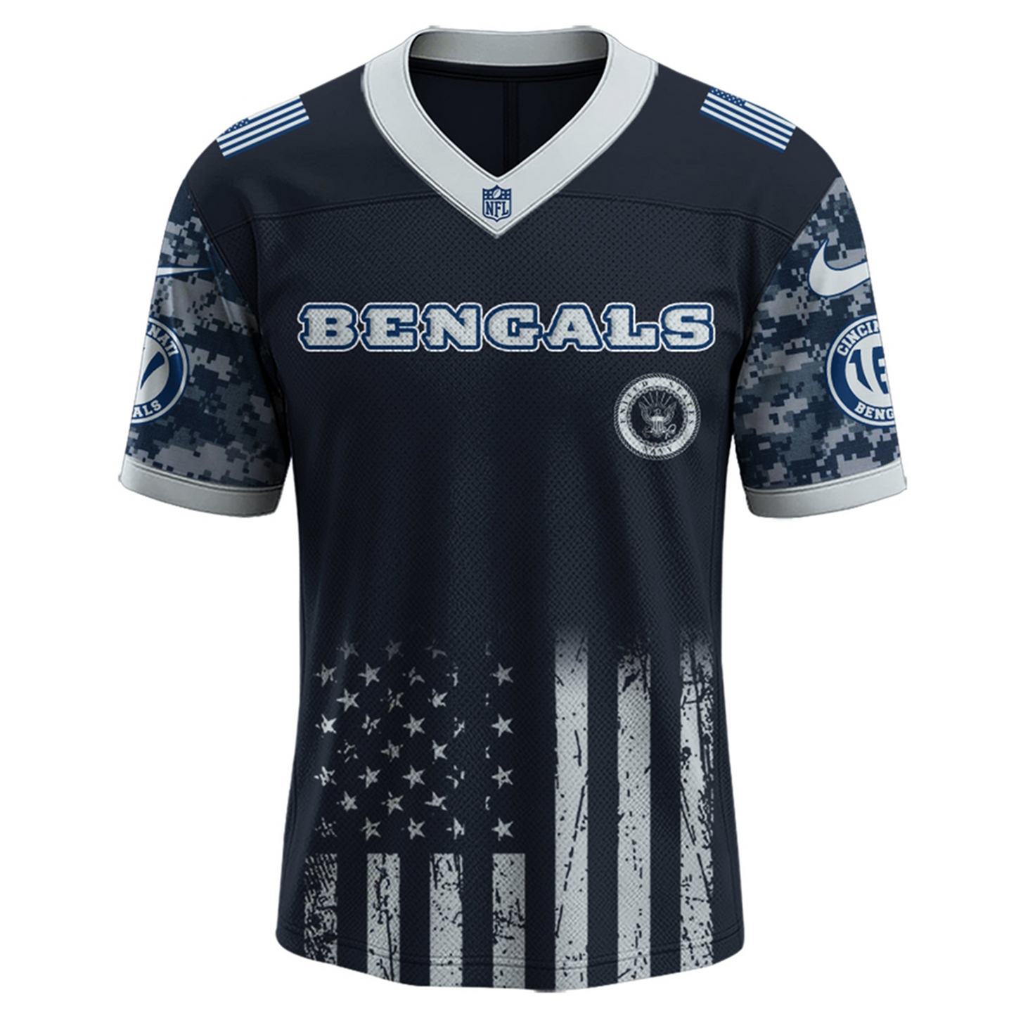 CIN x 250 U.S. Navy 250th Birthday Celebration Jersey DatND DVT