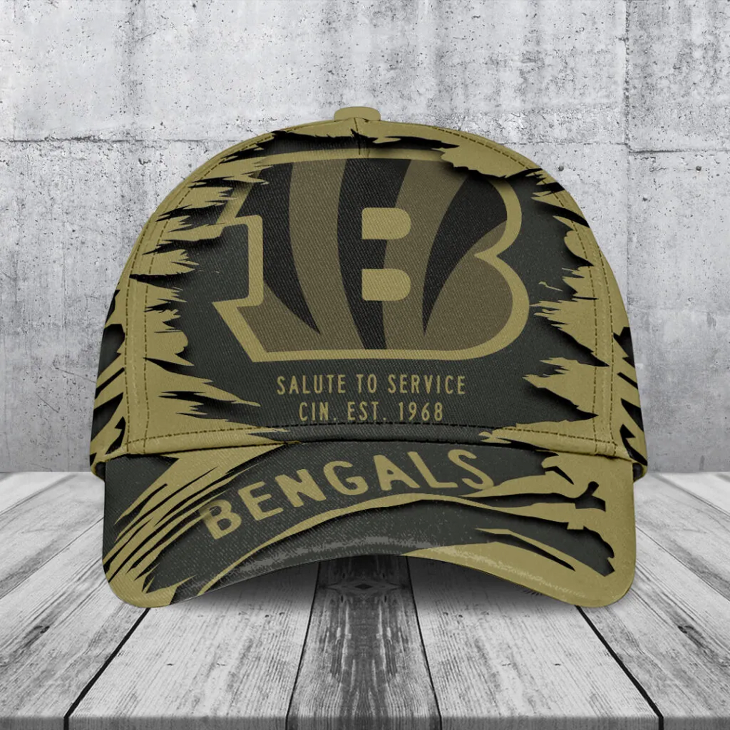 CIN x NFL 2025 Salute to Service Classic Cap DATND TANTD