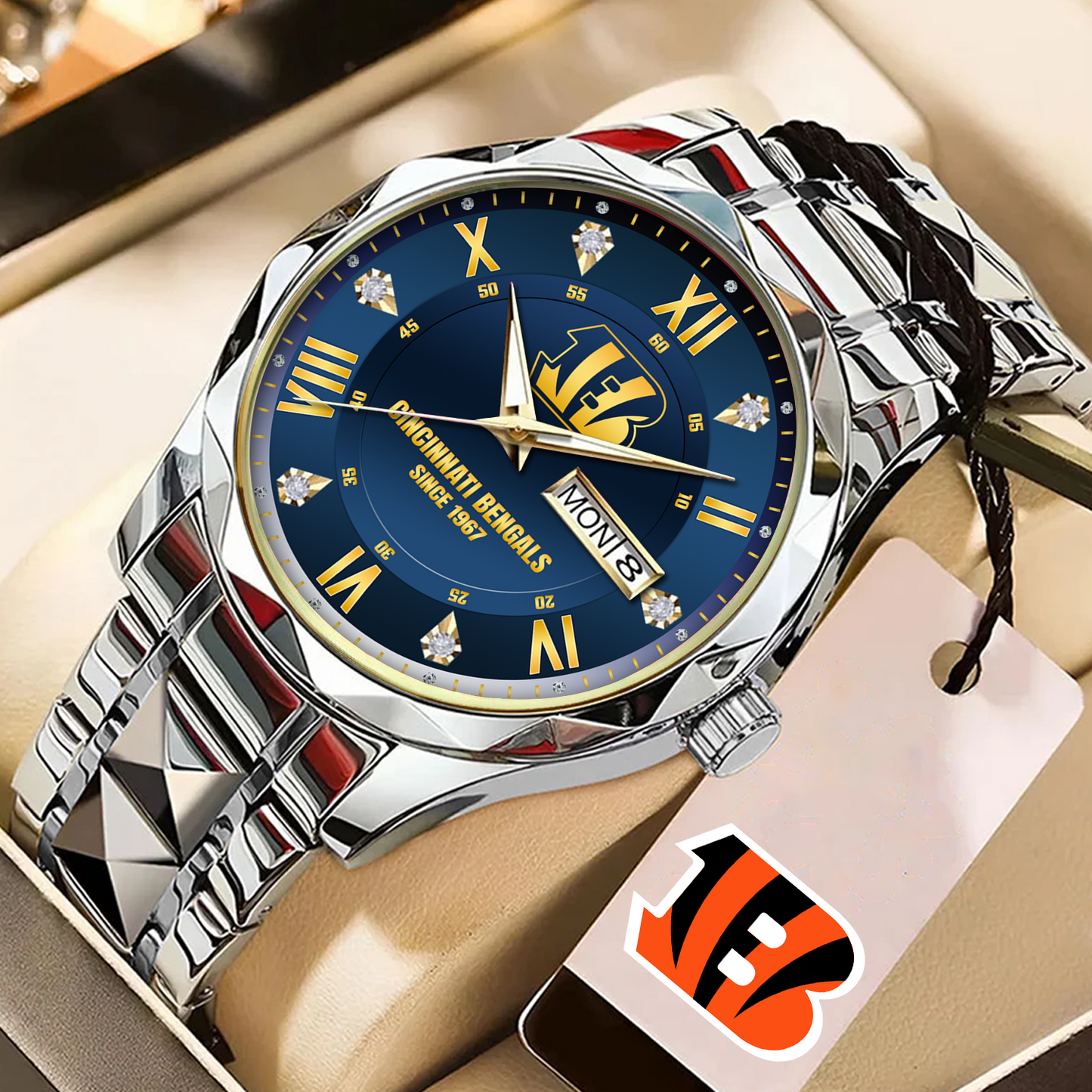 CIN x NFL Alloy Luxury Quartz Watch DATND TANTD