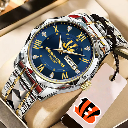 CIN x NFL Alloy Luxury Quartz Watch DATND TANTD