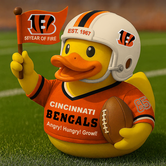 CIN x NFL Anniversary Rubber Duck DATND TANTD