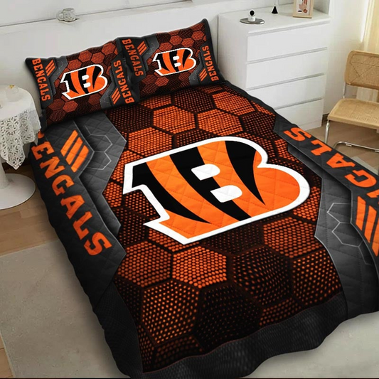 CIN x NFL Bedding Set Multicolor DATND TANTD