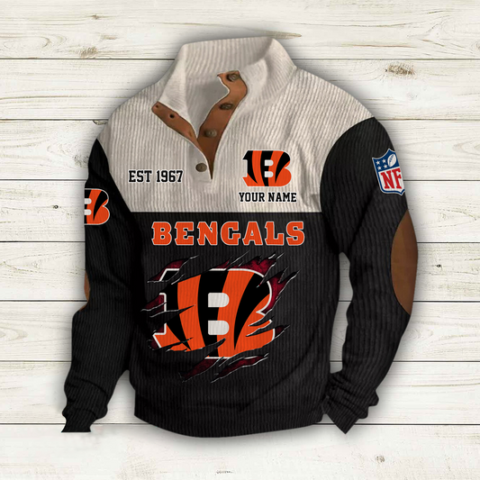 CIN x NFL Custom Name Sport Sweatshirt DatND DVT