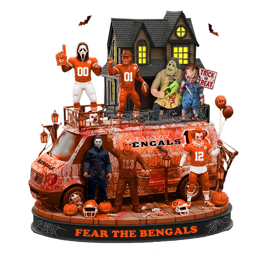 CIN x NFL Halloween Acrylic Plaque DATND TANTD